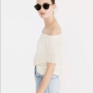 Madewell Off-the-Shoulder Texture Top